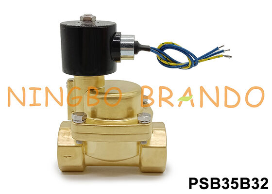 1 1/4'' Yüksek Basınçlı Pirinç Buhar Solenoid Valf 12V 24V 110V 220V