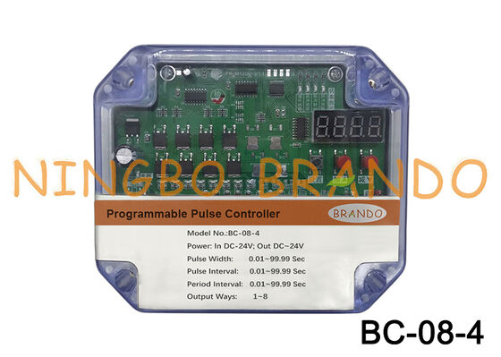 8 satır 24VDC Giriş 24VDC Çıkış Toz toplayıcı için Pulse Valve Timer Kontrolörü