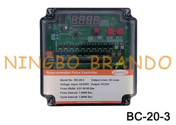 220VAC Input 24VDC Output 20 Lines Pulse Controller For Dust Collector