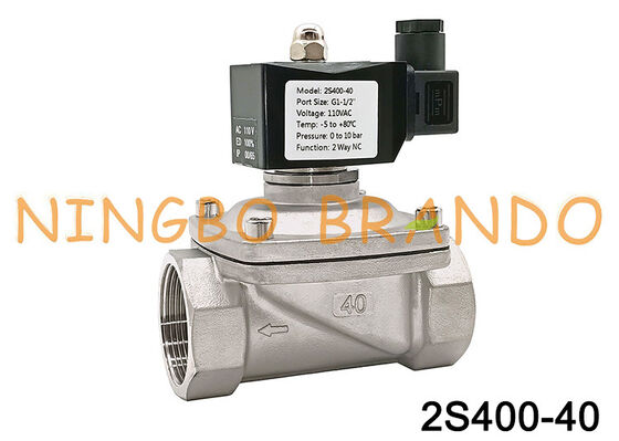 2S Serisi 2S400-40 Akışkan Kontrol Vanası 1,5'' Normalde Kapalı