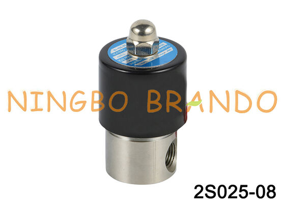 Paslanmaz Çelik Su Elektrikli Solenoid Vana 2S025-08 1/4''