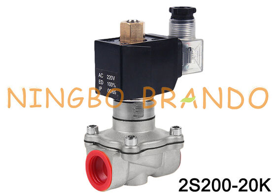 2 Yollu Normalde Açık 3/4'' Paslanmaz Çelik Solenoid Vana 220V 24V