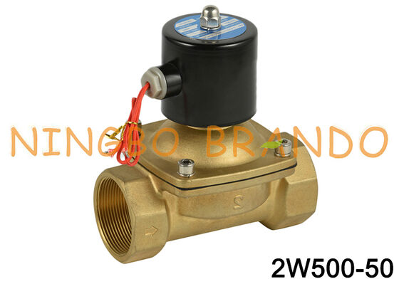 2 İnç Solenoid Su Hava Vanası 2W500-50 Kontrol Vanası 24V 110V 220V