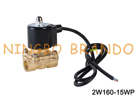 Müzikli Su Çeşmesi için 1/2 '' Pirinç Su Geçirmez Solenoid Valf 24V 110V 220V