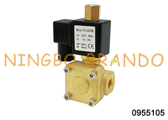 0955105 1/4' Normalde Açık Solenoid Valf DC24V AC220V AC110V DC12V