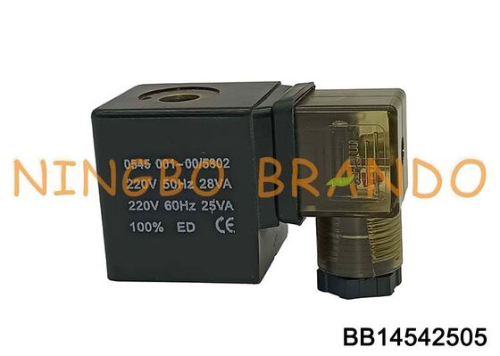 0545 00.1-00/5802 220V Solenoid Valf Bobini 0545 PU Serisi Valf için