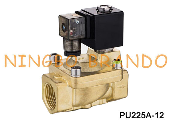 PU225A-12 1-1/4'' SHAKO Tip 2/2 Yollu Solenoid Valf PU225A Serisi