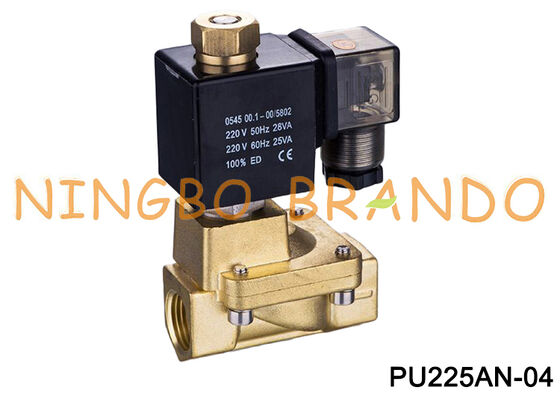 1/2 İnç Normalde Açık Pirinç Solenoid Valf NO PU225A-04