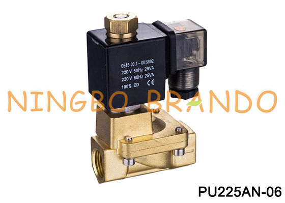 3/4 İnç Normalde Açık Pirinç Solenoid Valf NO PU225A-06