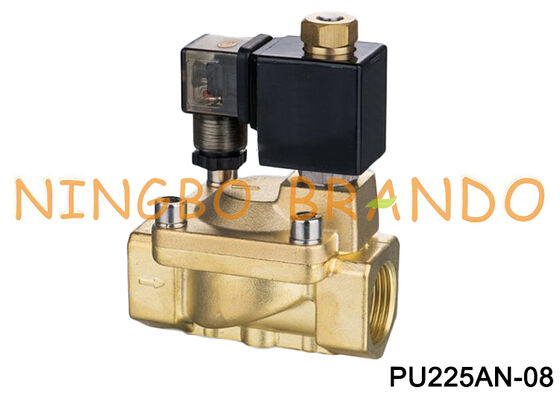 1 İnç Normalde Açık Pirinç Solenoid Valf NO PU225A-08