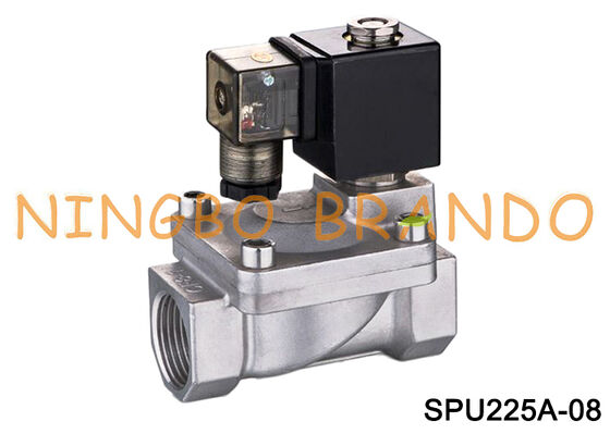 1 İnç Paslanmaz Çelik Solenoid Valf Shako Tipi SPU225A-08