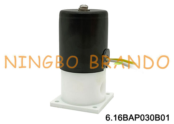 1/8'' PTFE Solenoid Valve For Acid Alkali Corrosion Resistance Isolation