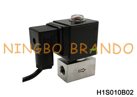 1/4'' İnç Yüksek Basınç Paslanmaz Çelik Solenoid Valf 200 bar 300 bar