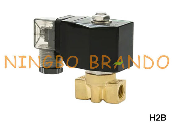 1/8'' İnç Yüksek Basınçlı Pirinç Solenoid Valf 100 bar 120 bar