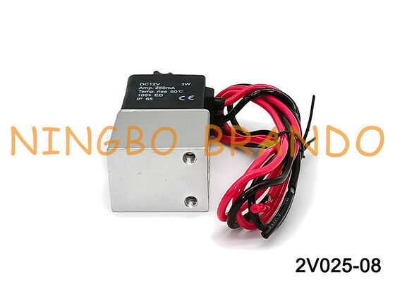 AIRTAC Tip 2V025-08 2 Yollu Solenoid Valf 1/4'' Uçan Uçlar