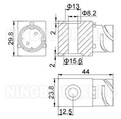 FEM-5KB 24VDC 5W Eski AE1141 KNORR-BREMSE Lift Aks Valfi için Solenoid Bobin