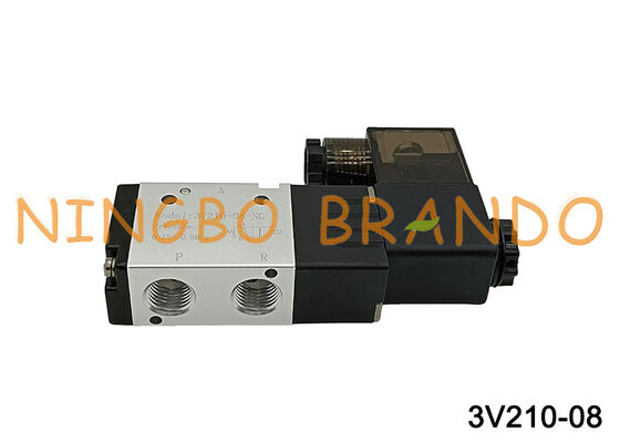Airtac Tip 3V210-08-NC 3V210-08-NO Solenoid valf 3/2 yollu 3V200 Serisi