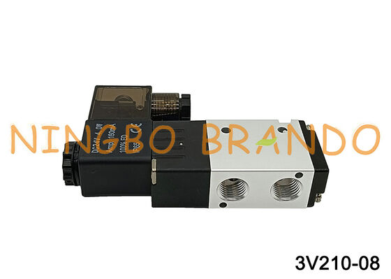 Airtac Tip 3V210-08-NC 3V210-08-NO Solenoid valf 3/2 yollu 3V200 Serisi