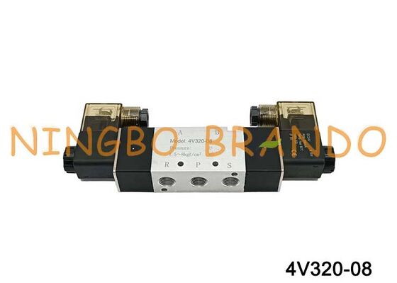 AIRTAC Tipi Solenoid Valfler Hava Valfleri 4V320-08 AC220V 110V DC12V 24V