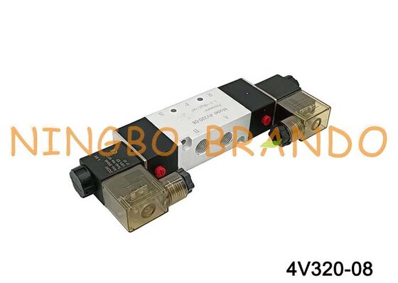 AIRTAC Tipi Solenoid Valfler Hava Valfleri 4V320-08 AC220V 110V DC12V 24V