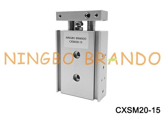 SMC Tipi CXSM20-15 silindir Kılavuz Çift Çubuklu Pnömatik Hava Silindiri 20mm Çap 15mm İnme