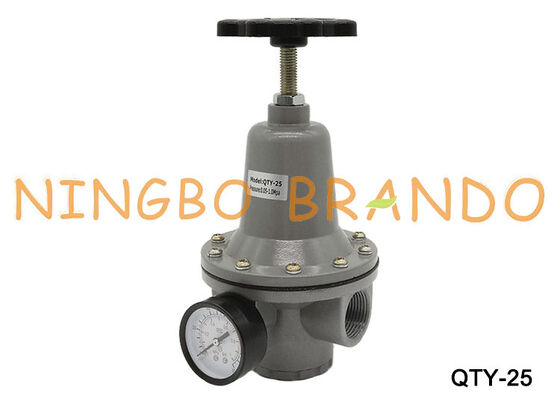 QTY-25 Pnömatik Basınç Regülatörü 1.0MPa Ölçerli 1 inç Regülatör QTY25