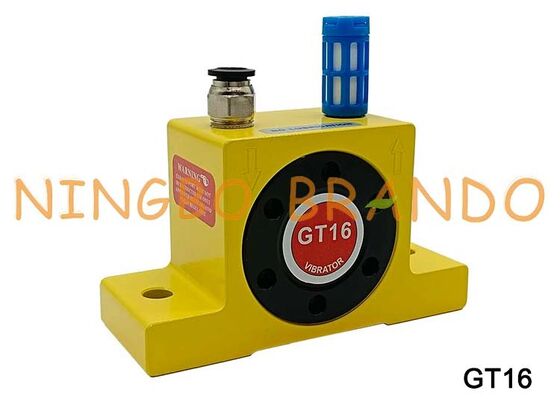 GT16 1/4 BSPP Endüstriyel Hazne İçin Altın Pnömatik Türbin Vibratörü