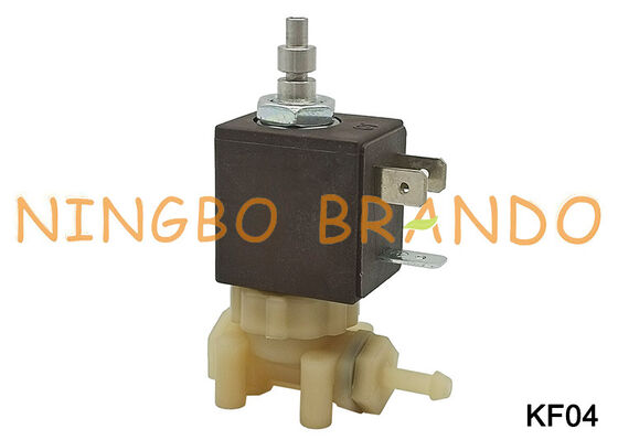 1/8 '' 2 Yollu Normalde Açık Gıda Sınıfı Güvenli PA66 Plastik Solenoid Valf AC110V KF04