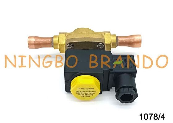 Castel Tip Solenoid Valf 1/2'' Lehim 1078/4 1078/4A6 1078/4A7 24V 110V 220V