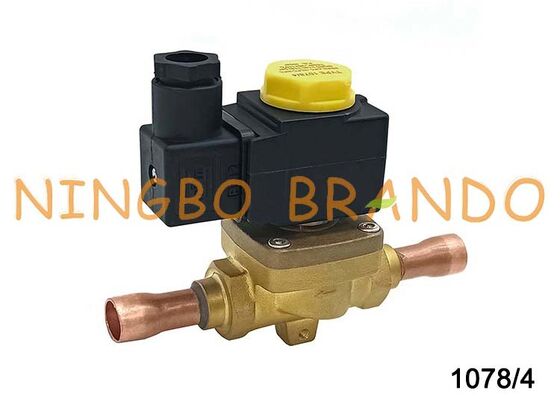 Castel Tip Solenoid Valf 1/2'' Lehim 1078/4 1078/4A6 1078/4A7 24V 110V 220V