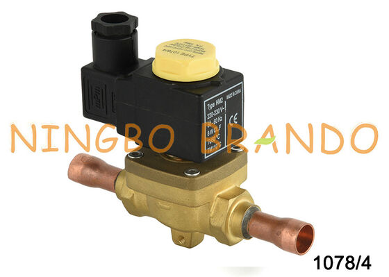 Castel Tip Solenoid Valf 1/2'' Lehim 1078/4 1078/4A6 1078/4A7 24V 110V 220V
