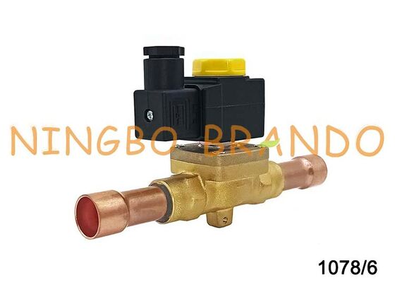 Castel Tip 1078/6A6 Soğutma Solenoid Valfı 3/4'' İnç 24V 110V 220V