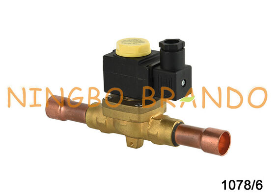Castel Tip 1078/6A6 Soğutma Solenoid Valfı 3/4'' İnç 24V 110V 220V
