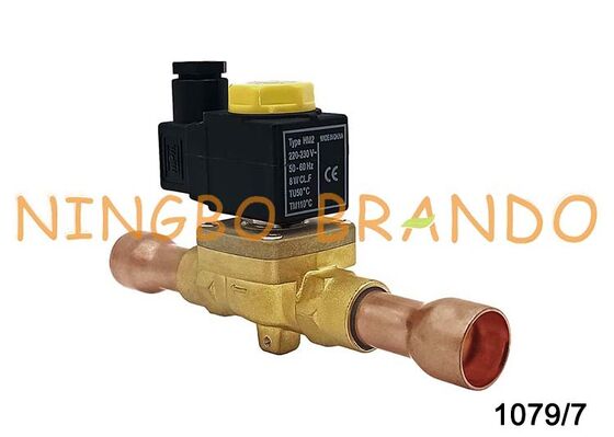 Soğutma Solenoid Valfı Castel Tip 1079/7 Lehim 7/8'' İnç