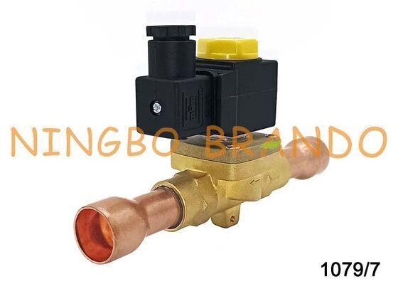 Soğutma Solenoid Valfı Castel Tip 1079/7 Lehim 7/8'' İnç