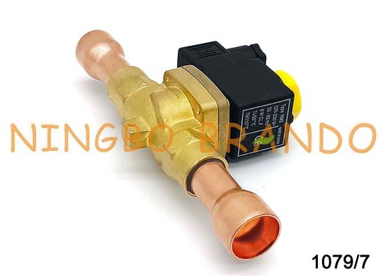 Soğutma Solenoid Valfı Castel Tip 1079/7 Lehim 7/8'' İnç