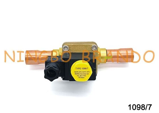 1098/7 Castel Tipi Normal Kapalı Solenoid Valfı 7/8'' Solder 1098/7A7