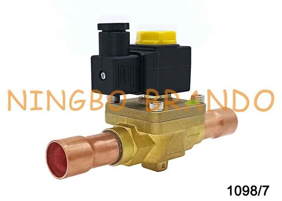 1098/7 Castel Tipi Normal Kapalı Solenoid Valfı 7/8'' Solder 1098/7A7