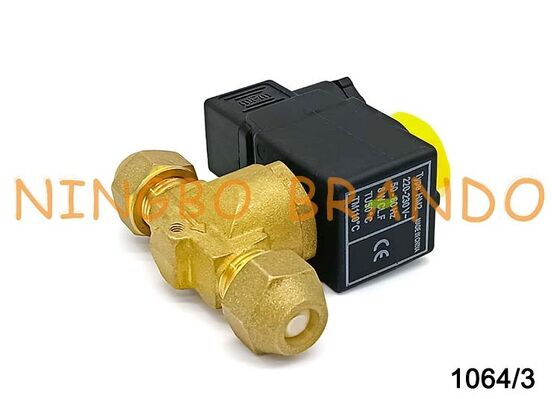 Soğutma için 1064/3 Castel Tip Solenoid Valf 3/8'' Flare 1064/3A7