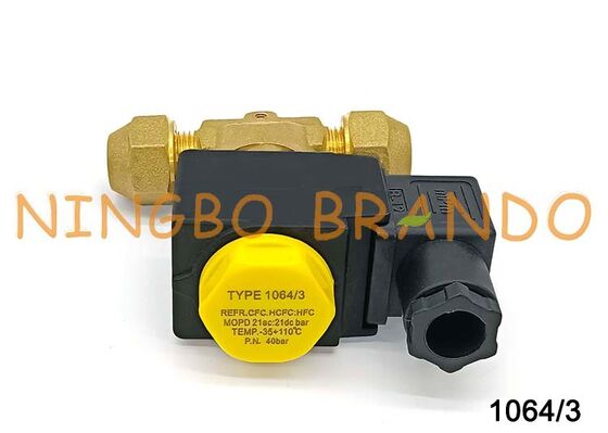 Soğutma için 1064/3 Castel Tip Solenoid Valf 3/8'' Flare 1064/3A7