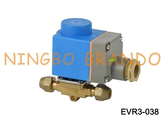 Solenoid valf Danfoss Tip EVR 3 NC Genişletilmiş 3/8'' SAE 032F8116
