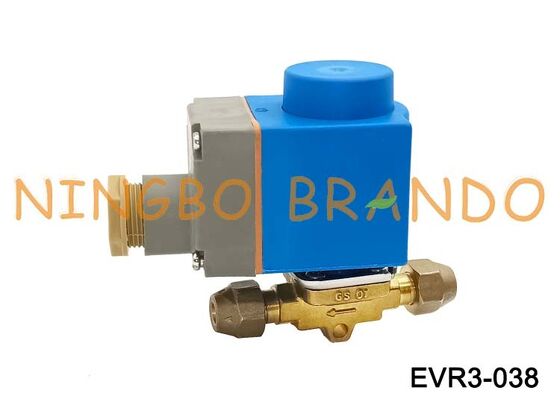Solenoid valf Danfoss Tip EVR 3 NC Genişletilmiş 3/8'' SAE 032F8116