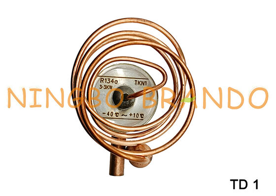 Termostatik genleşme valfi Danfoss Tip TD1 R134a R22 R407C R404A