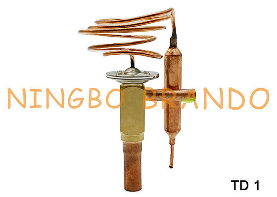 Termostatik genleşme valfi Danfoss Tip TD1 R134a R22 R407C R404A