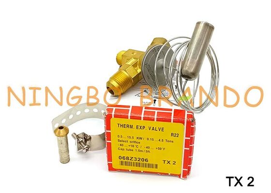 Danfoss Tip 068Z3206 TX2 Termostatik Genleşme Vanası 3/8'' x 1/2'' Havşalı