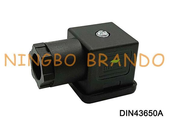 DIN43650A Solenoid Bobin Konektörü 18mm 3 PIN DIN 43650 Tip A