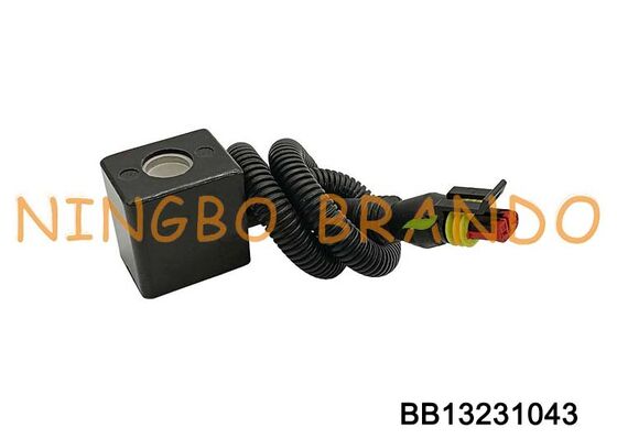 Otomobil Yedek Parçaları için Fiş Konnektörlü 12VDC 24VDC Solenoid Bobin