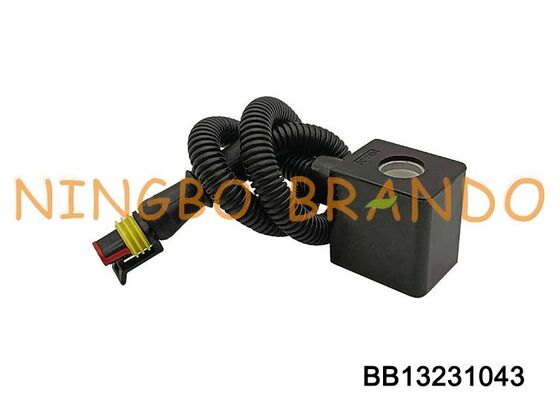 Otomobil Yedek Parçaları için Fiş Konnektörlü 12VDC 24VDC Solenoid Bobin