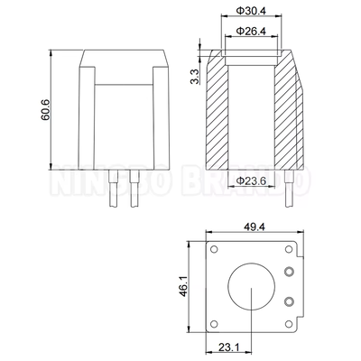 Vickers Tipi Hidrolik Solenoid Bobini 508173 24VDC 508172 12VDC 30W