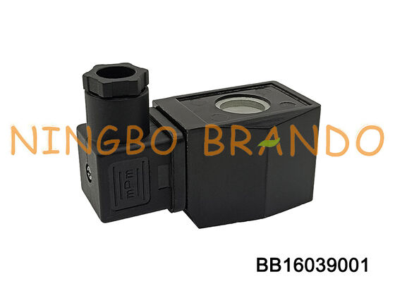 CKD Tipi Bobin AB410 Plastik Solenoid Valf Bobini İç Deliği 16mm 220V 24V